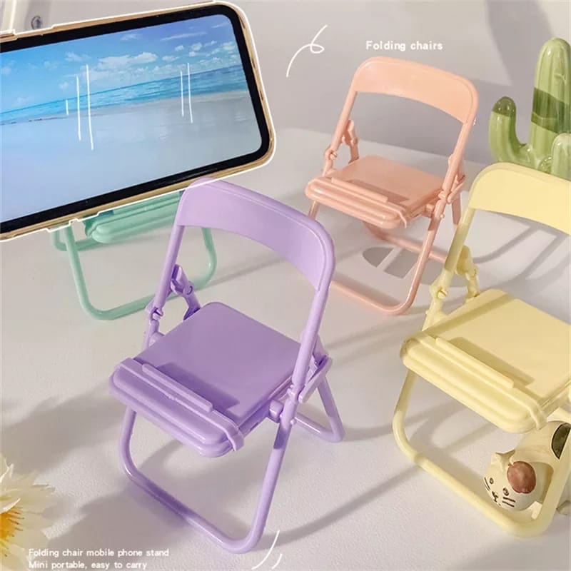 Home Improvement Trends - Penyangga Ponsel Kreatif Bentuk Kursi Lucu,