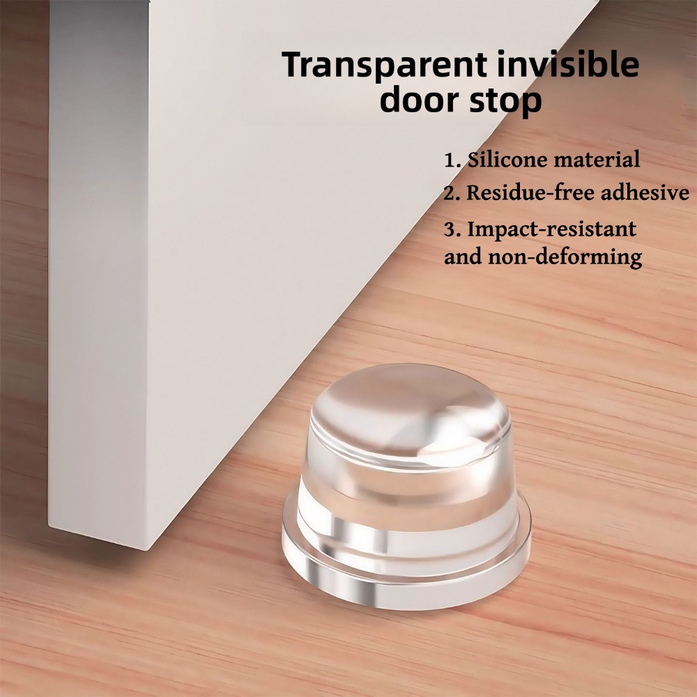 Door Stopper Rubber - Penahan Pintu Silikon Pelindung Dinding Pegangan
