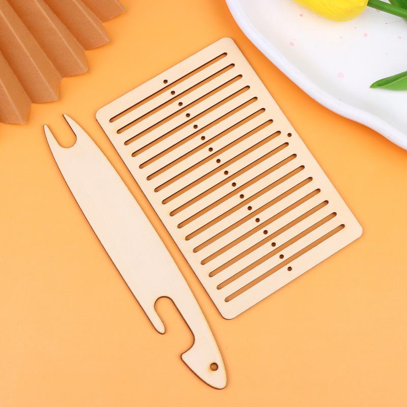 Set Alat Tenun Sabuk Kayu 2Pcs - Home Improvement And Diy ulasan dan harga