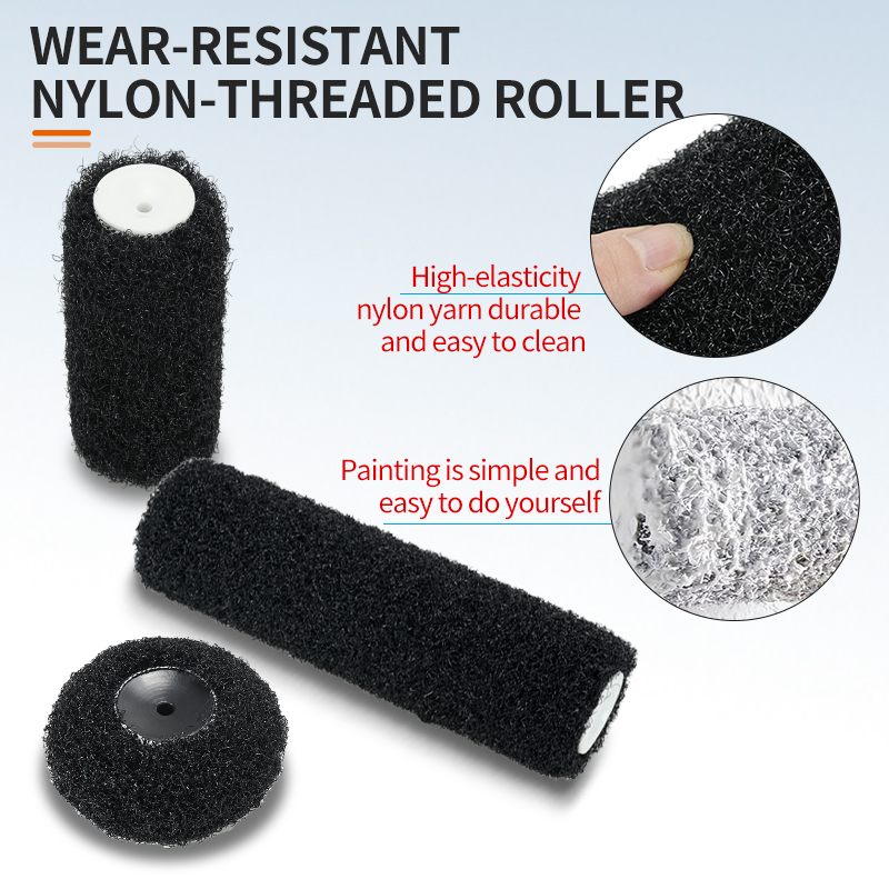 Kit Kuas Rol Serat Hitam untuk - Home Improvement And Diy ulasan dan harga