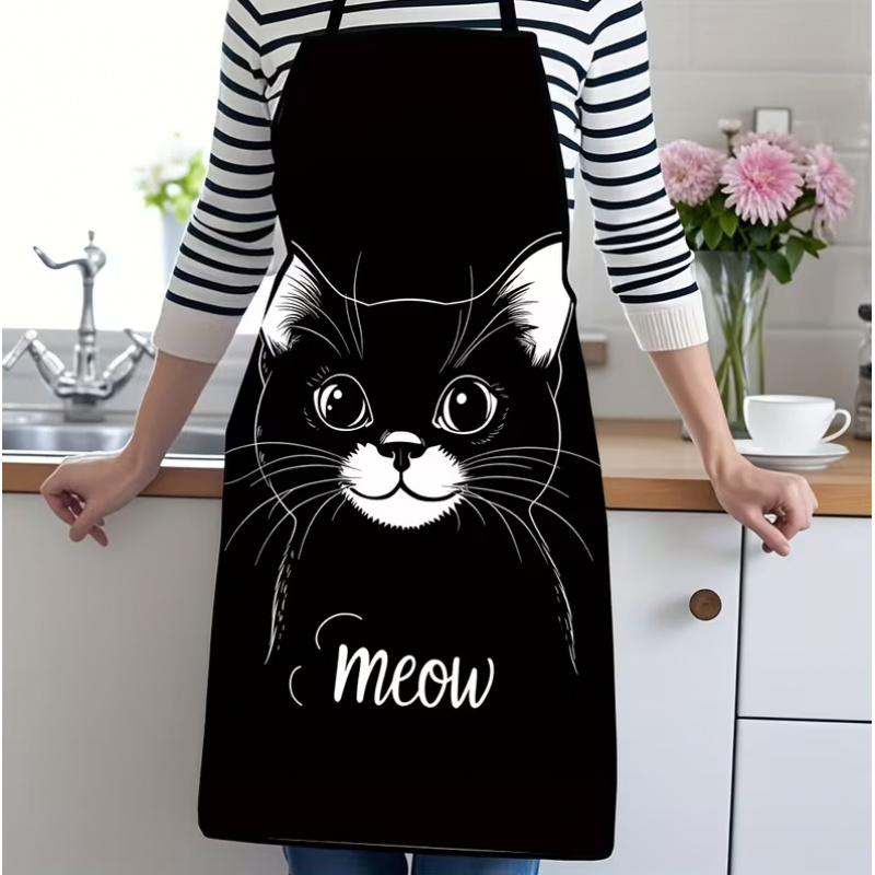 Celemek Motif Kucing Hitam Luc - Home Improvement Mall ulasan dan harga