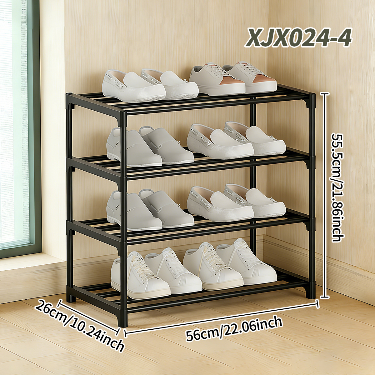 Rak Sepatu Multifungsi Hitam u - Home Improvement Mall ulasan dan harga