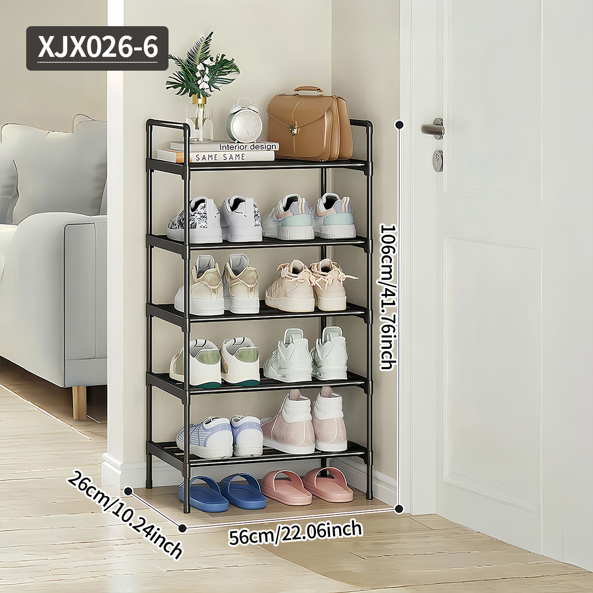 Rak Sepatu Multifungsi Hitam u - Home Improvement Mall ulasan dan harga