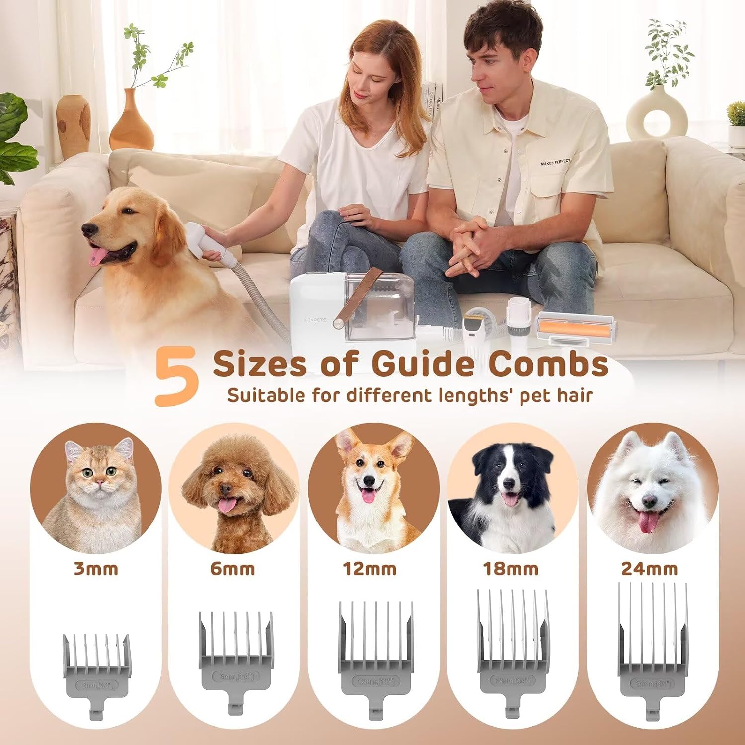 HEAPETS Dog Grooming Vacuum Ki - Home Improvement And Diy ulasan dan harga